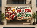 Santa’s 70s Throwback Birthday Banner