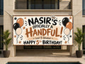 Balloon 5th Birthday Banner