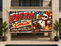 Still Chillin Snowman 50th Banner