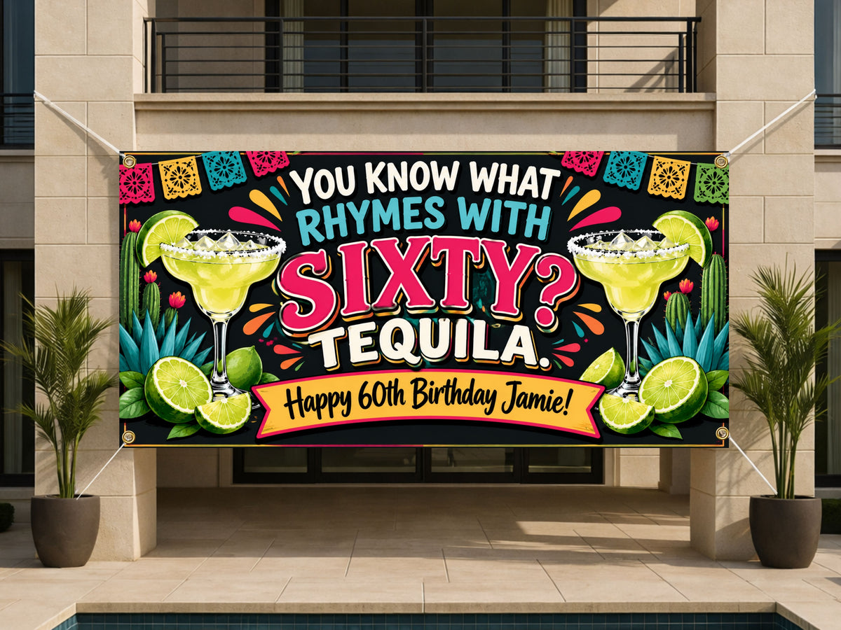 Sixty Rhymes Tequila Fiesta Banner