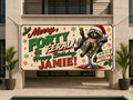 Merry Forty Feral Raccoon Banner