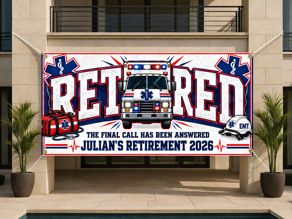EMT Party Retirement Banner