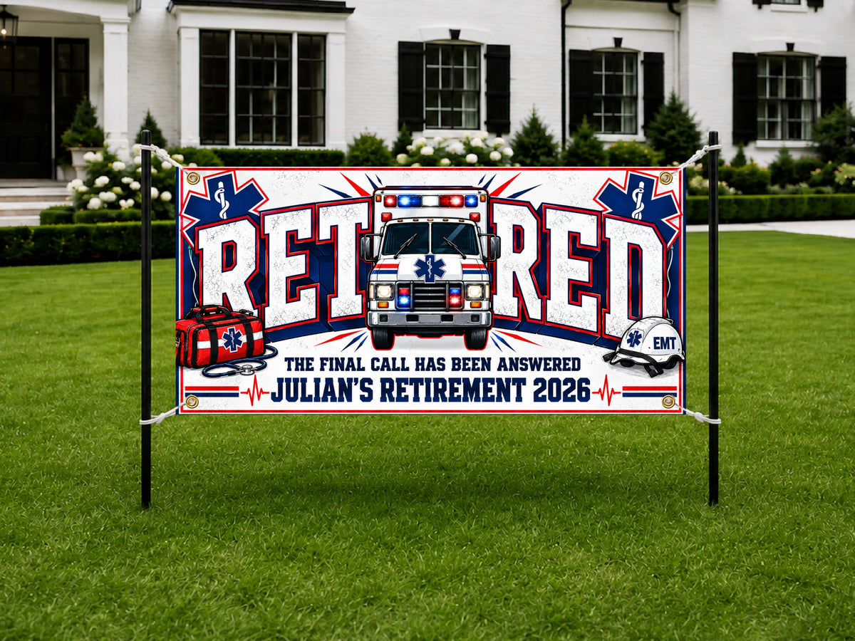 EMT Party Retirement Banner