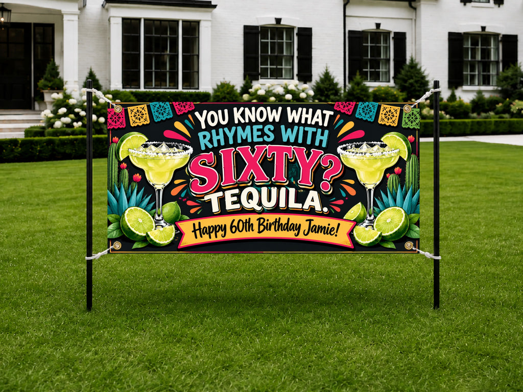 Sixty Rhymes Tequila Fiesta Banner