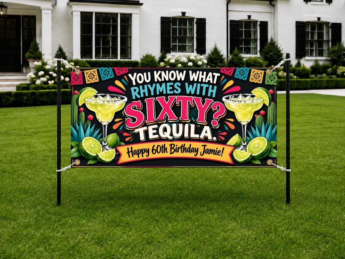 Sixty Rhymes Tequila Fiesta Banner