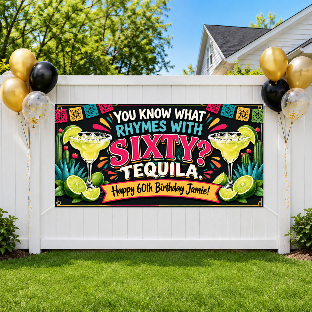 Sixty Rhymes Tequila Fiesta Banner