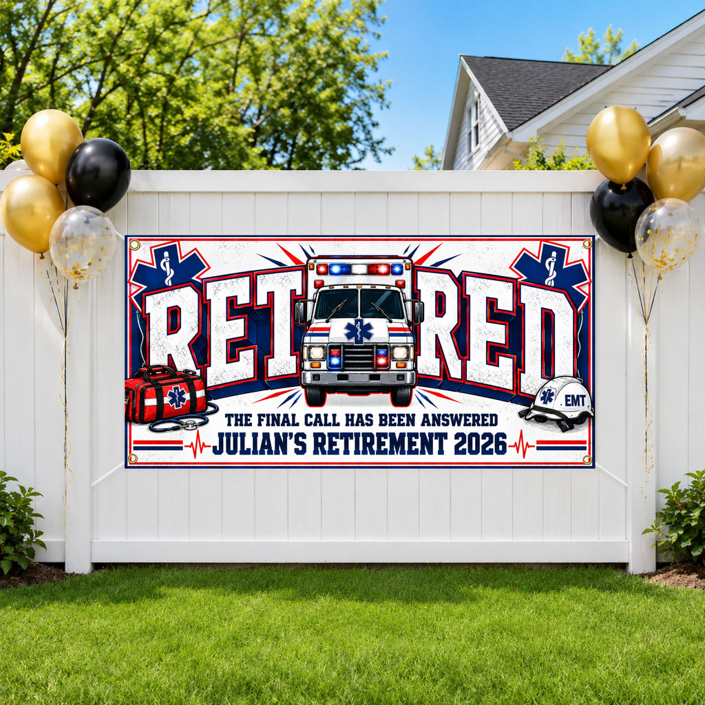 EMT Party Retirement Banner